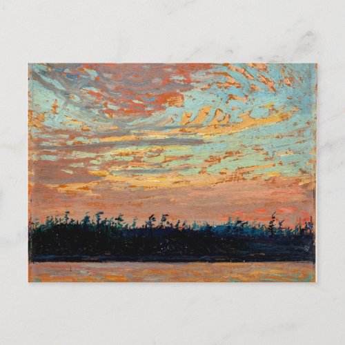 Tom Thomson _ Sunset Sky Postcard