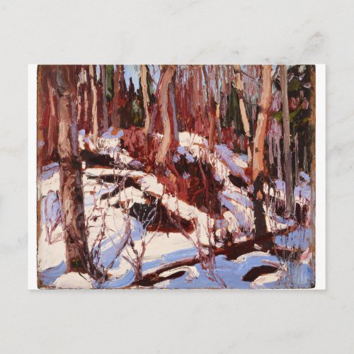 Tom Thomson _ Thaw in the Woods Postcard