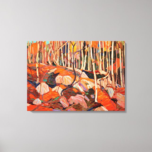 Tom Thomson - The Birch Grove, Autumn Canvas Print (Front)