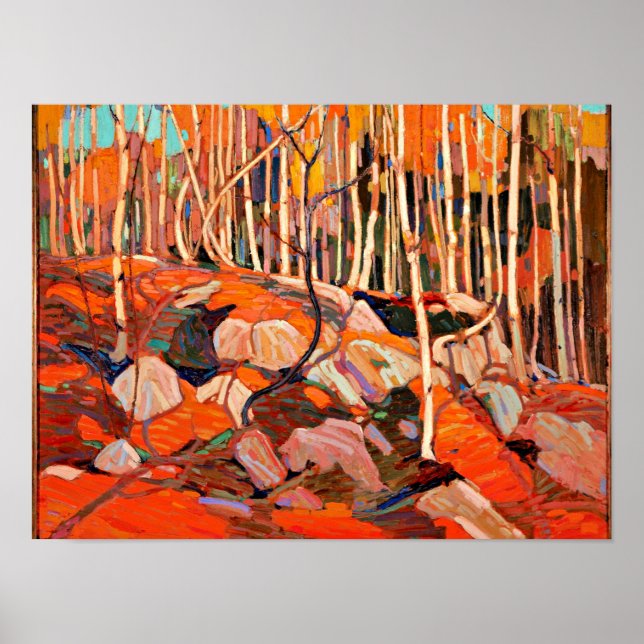 Tom Thomson - The Birch Grove, Autumn Poster (Front)