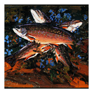 Tom Thomson - Three Trout Poster