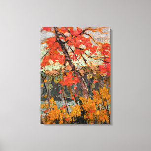 Tom Thomson - Twisted Maple Canvas Print