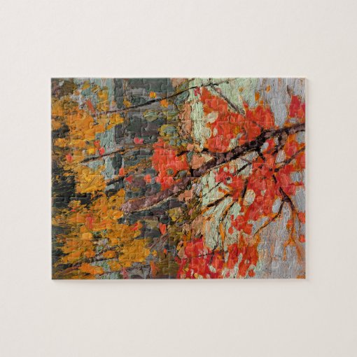 Tom Thomson Twisted Maple Jigsaw Puzzle Zazzle