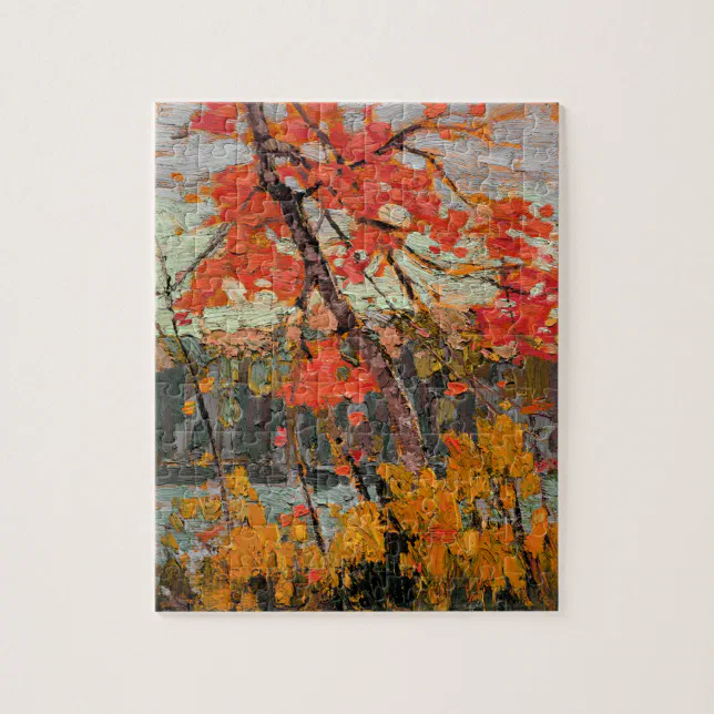 Tom Thomson Twisted Maple Jigsaw Puzzle Zazzle