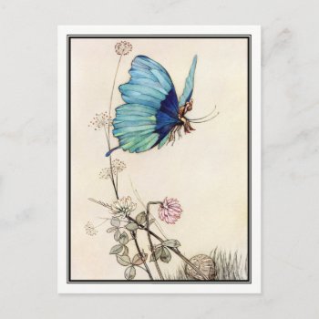 Tom Thumb By Warwick Goble Postcard by vintage_illustration at Zazzle