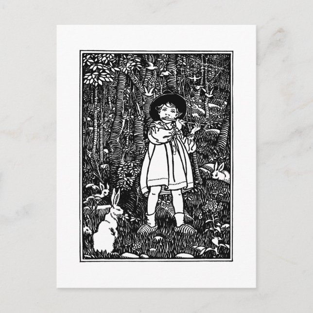 Tom, Tom, The Piper's Son Nursery Rhyme Postcard (Front)