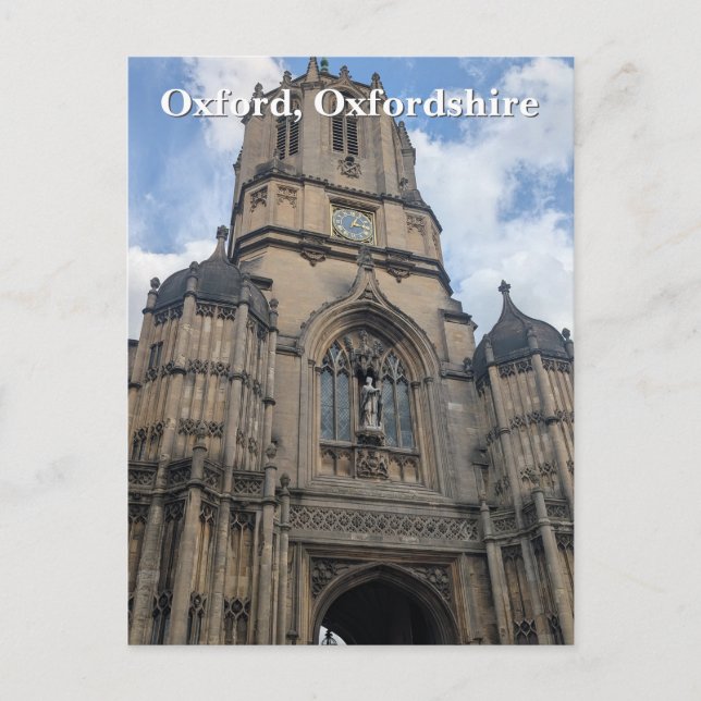 Tom Tower – Christ Church, Oxford Postcard (Front)