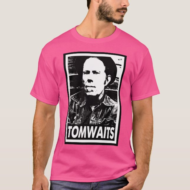 Tom Waits - Retro T-Shirt (Front)