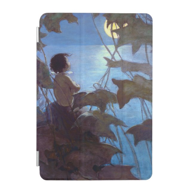 Tom Watching the Moon, Jessie Willcox Smith iPad Mini Cover (Front)