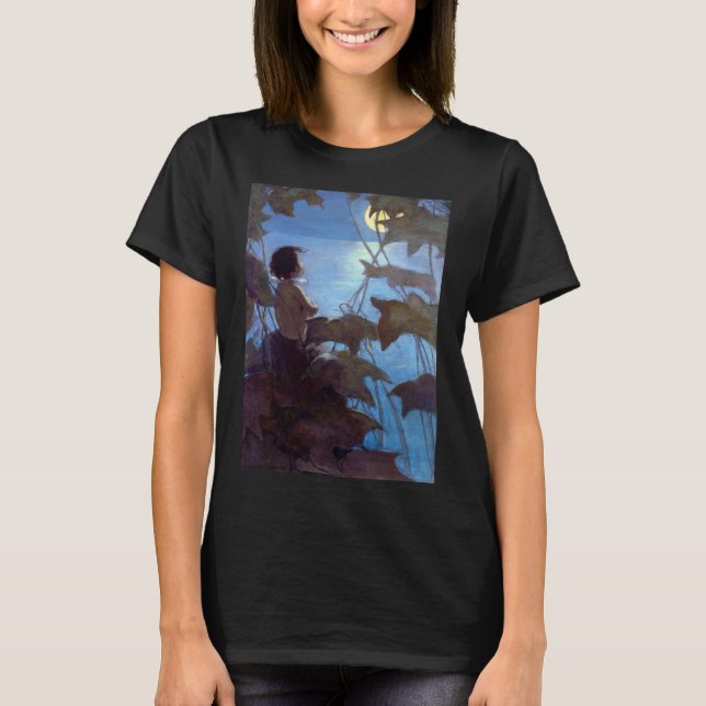 Tom Watching the Moon, Jessie Willcox Smith T-Shirt (Front)