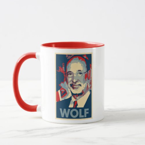 Tom Wolf Poster Political Parody Mug