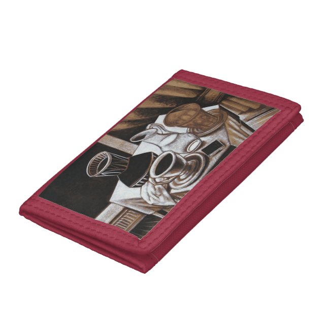 Tom X. Still Life with Guitar Trifold Wallet (Bottom)