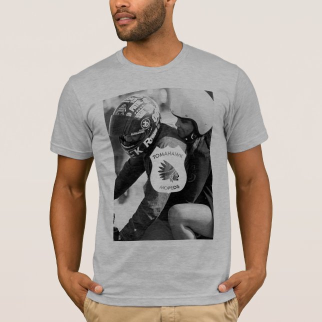 Tomahawk Cupcake - Heather Grey T-Shirt (Front)