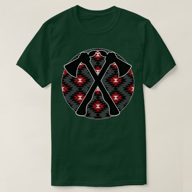 Tomahawk Pattern 3 T-Shirt (Design Front)