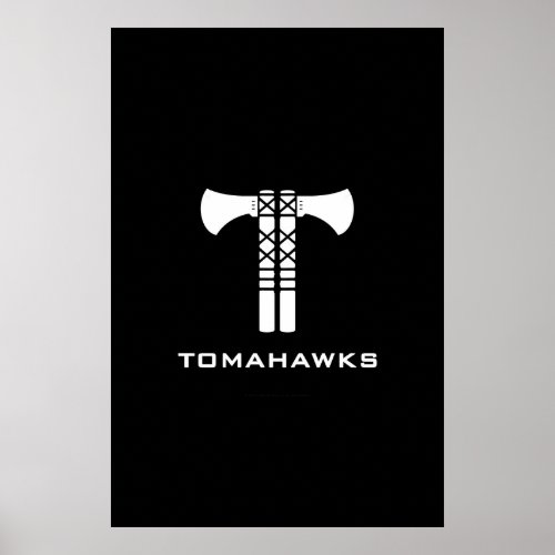 Tomahawks Logo Poster