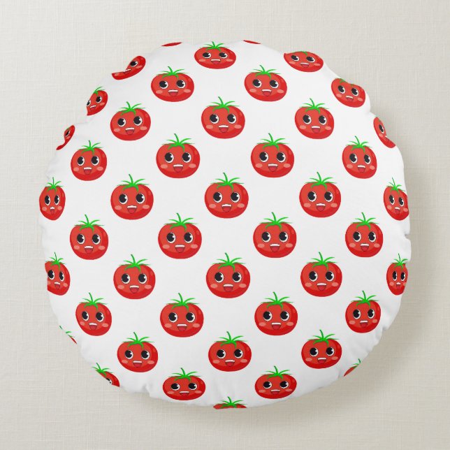 Tomahto Round Pillow (Front)