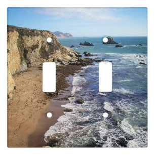Tomales Bay, California tropical landscape, Light Switch Cover