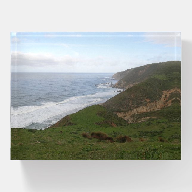 Tomales Point at Point Reyes National Seashore Paperweight (Front)