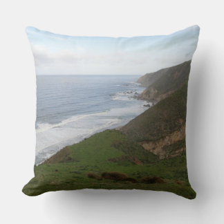 Tomales Point at Point Reyes National Seashore Throw Pillow