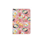 Tomato and Fried Eggs Pattern Passport Holder