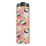 Tomato and Fried Eggs Pattern Thermal Tumbler