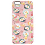 Tomato and Fried Eggs Pattern Clear iPhone 6 Plus Case