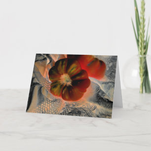 "Tomato and Lace" Digitally Altered Still Life Card