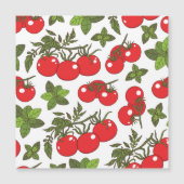 Tomato Basil Seamless Kitchen Pattern (Front)