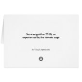 Tomato Cage in Winter (Back Horizontal)