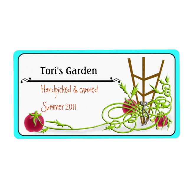 tomato canning label (Front)