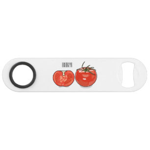 Tomato cartoon illustration bar key