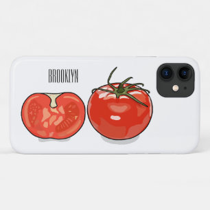Tomato cartoon illustration  iPhone 11 case