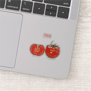 Tomato cartoon illustration sticker