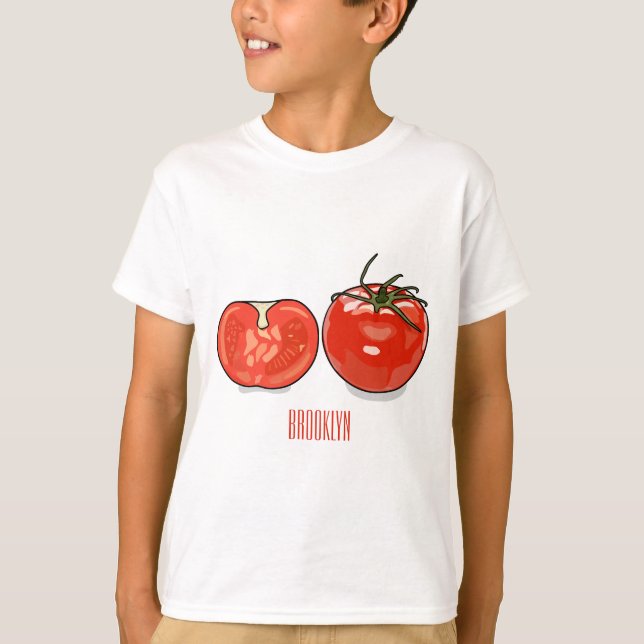 Tomato cartoon illustration  T-Shirt (Front)