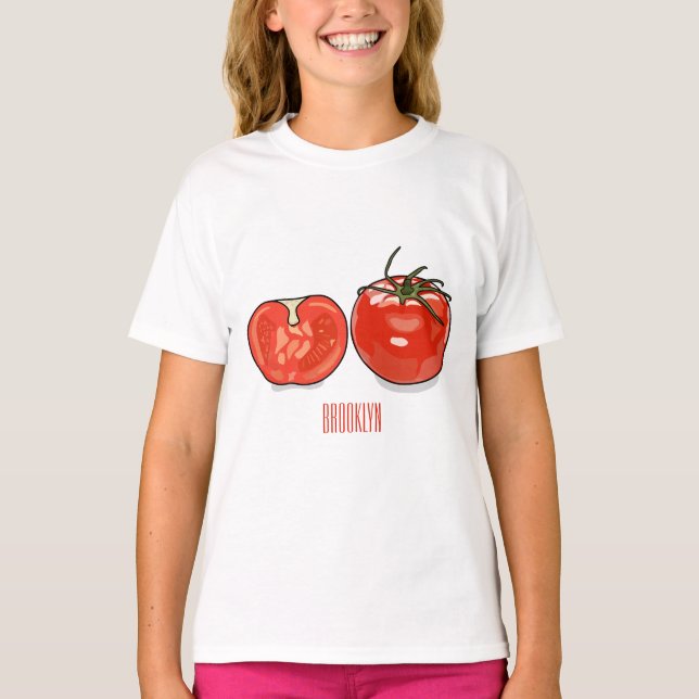 Tomato cartoon illustration  T-Shirt (Front)