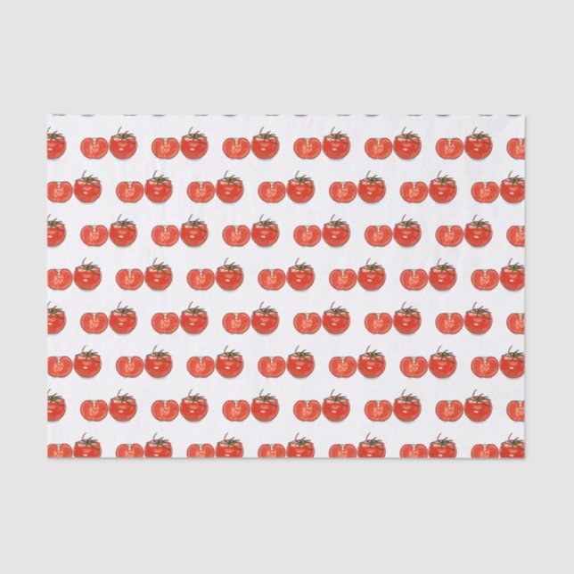 Tomato cartoon illustration  tissue paper (Front)