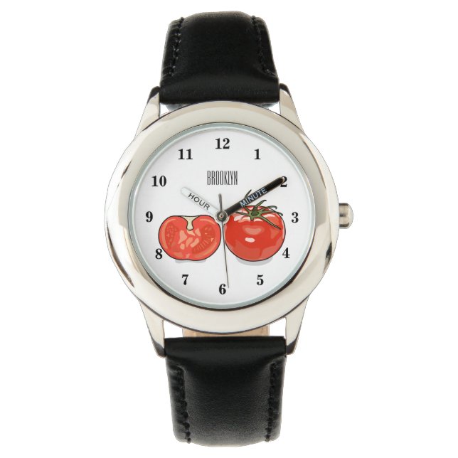 Tomato cartoon illustration watch (Front)