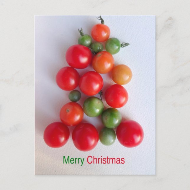 Tomato Christmas Tree Postcard 2016 (Front)