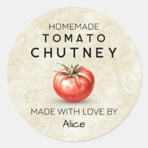 Tomato Chutney vintage canning label