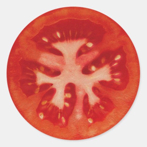 Tomato Classic Round Sticker