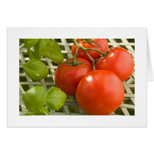 Tomato Cluster Card (Front Horizontal)
