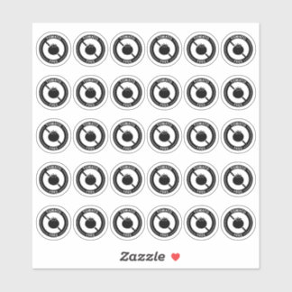 Tomato Free Wedding Place Card Mini Food Allergy Sticker