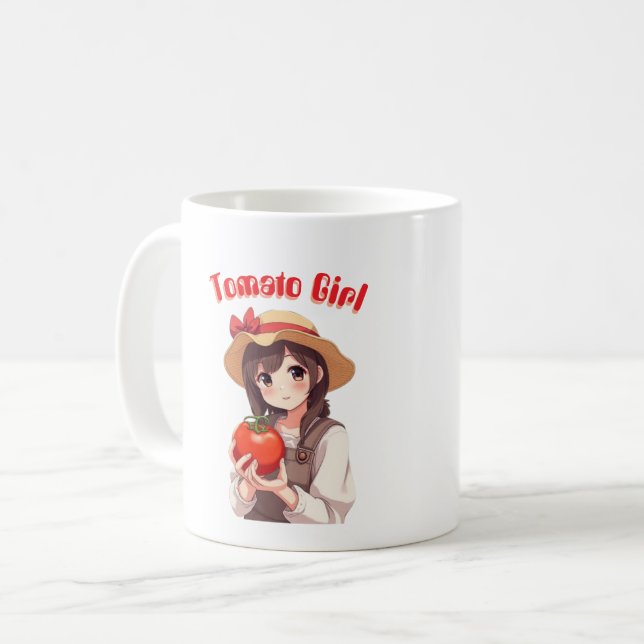 Tomato Girl Coffee Mug (Front Left)
