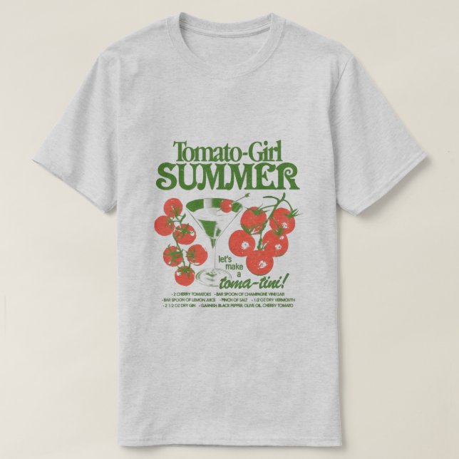 Tomato-Girl Summer – Toma-tini Tee (Design Front)