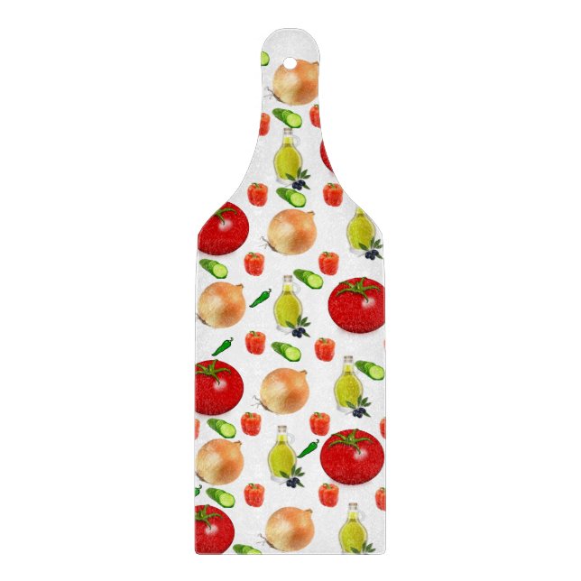 Tomato Glass Cutting Board (Front)
