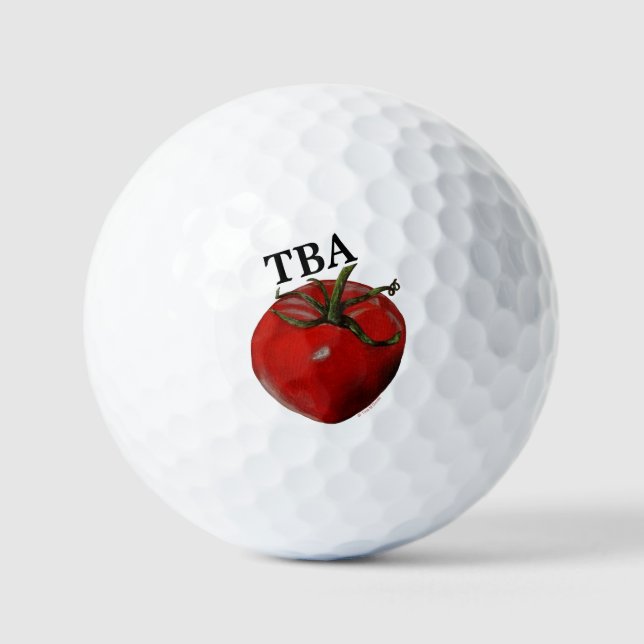 Tomato Golf Balls - Personalization Option (Front)
