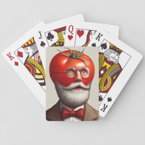 Tomato Grand Papa Playing Cards
