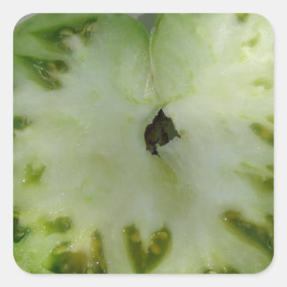 Tomato Hearts Square Sticker