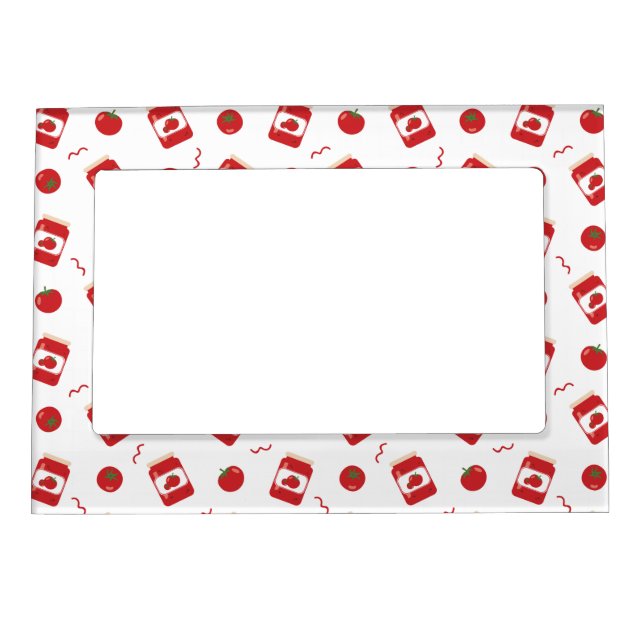 Tomato jam pattern magnetic frame (Front)