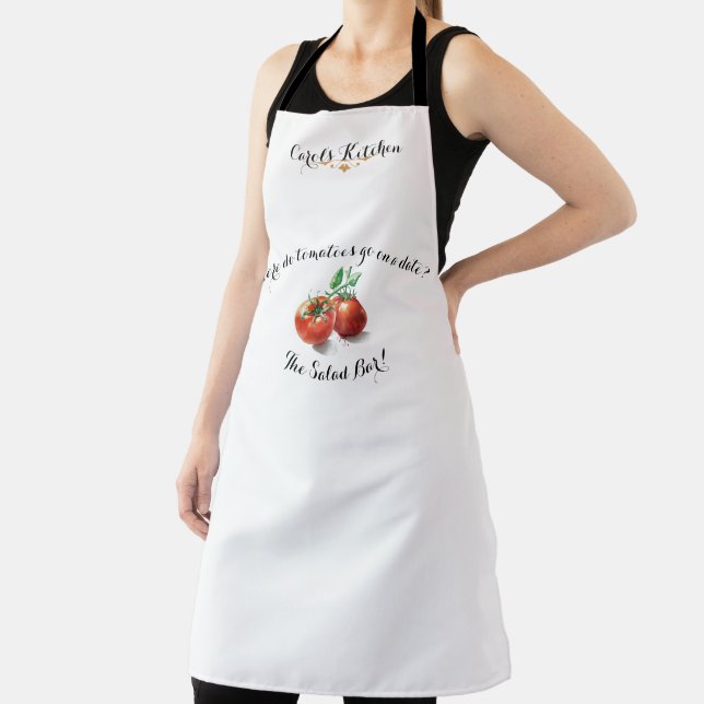 "Tomato Joke" Personalized  Apron (Insitu)